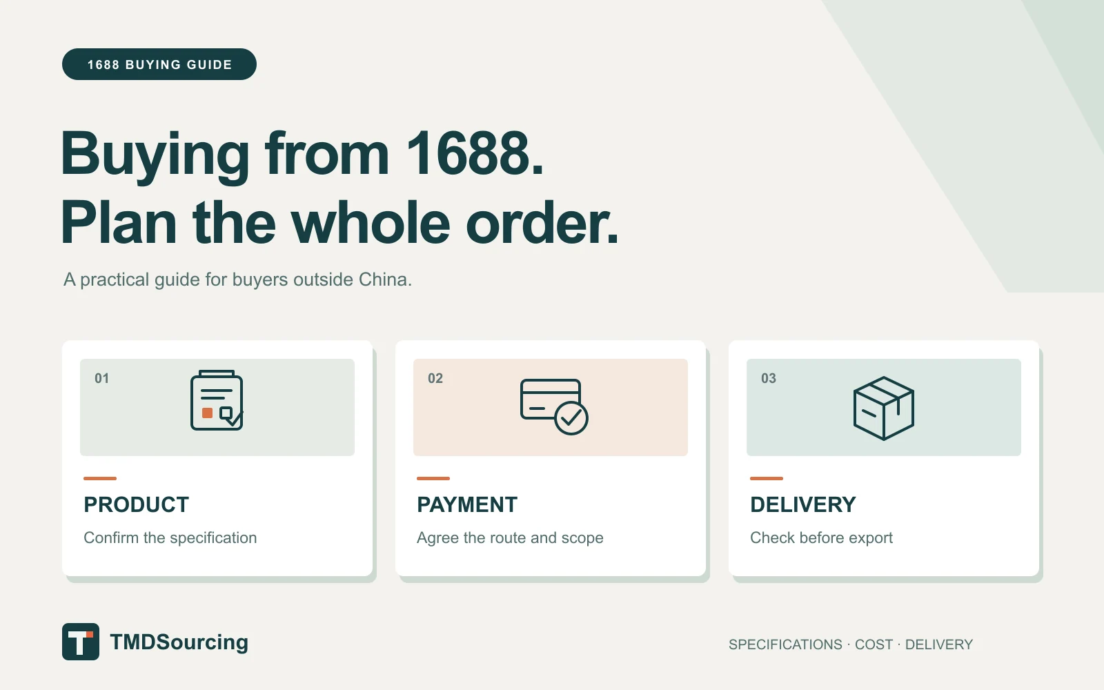 1688 buying guide: confirm product requirements, payment and delivery before ordering